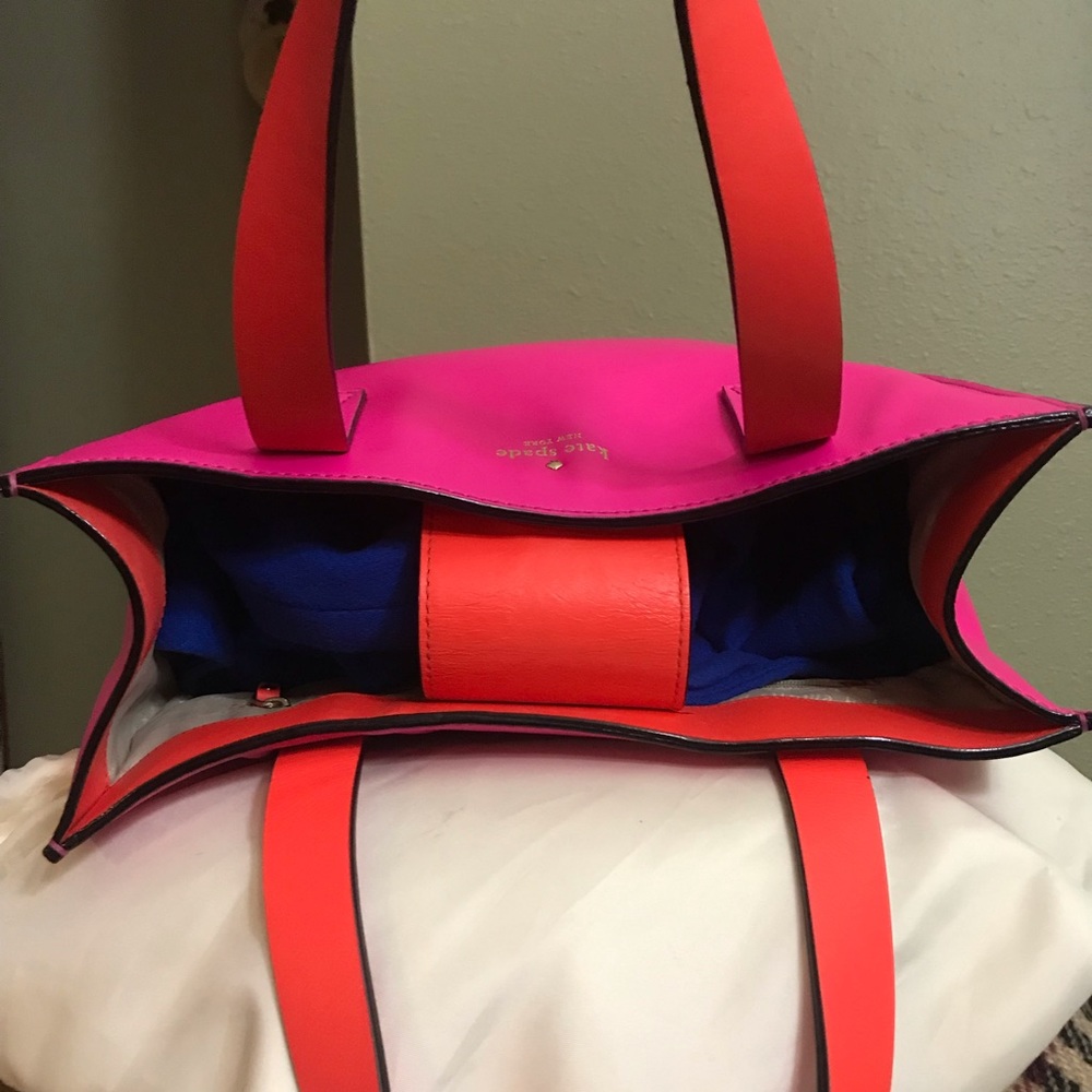 ❌SOLD ❌Kate Spade colorblock tote - Picture 7 of 8
